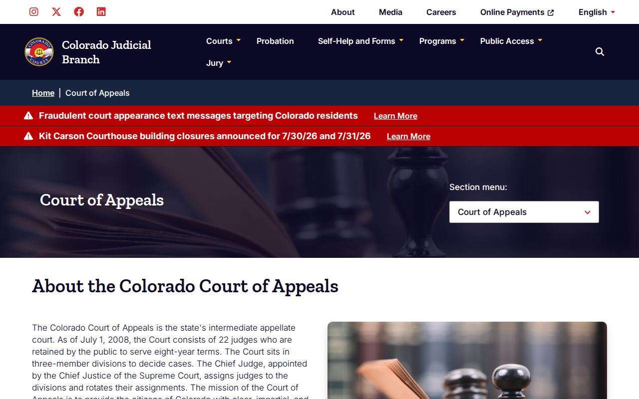 Jackson County District Court Colorado Court of Appeals context